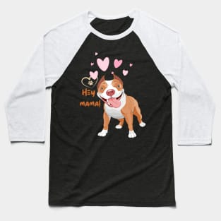 Pitbull dog lover Baseball T-Shirt